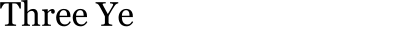 Three Years and Counting